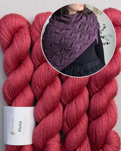 Telesto Shawl | delicate shawl made from Pinta by Pascuali