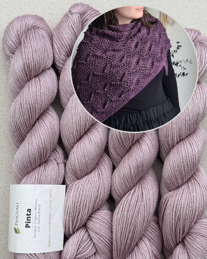 Telesto Shawl | delicate shawl made from Pinta by Pascuali