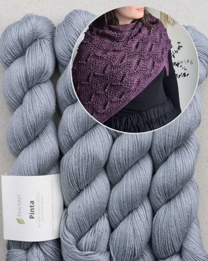 Telesto Shawl | delicate shawl made from Pinta by Pascuali
