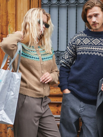 Slalom Pullover Men - Tema 72 | wonderfully wintry from Peer Gynt by Sandnes Garn