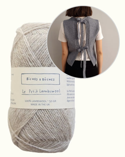 Terra Vest | beautiful bows from Le Petit Lambswool by Biches & Bûches