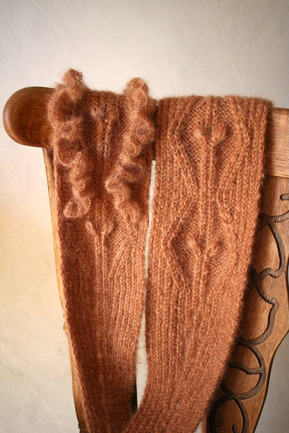 Parnassia šalle | smalks volānu lakats no Biches & Bûches Le Gros un Le Petit Silk & Mohair dzijas