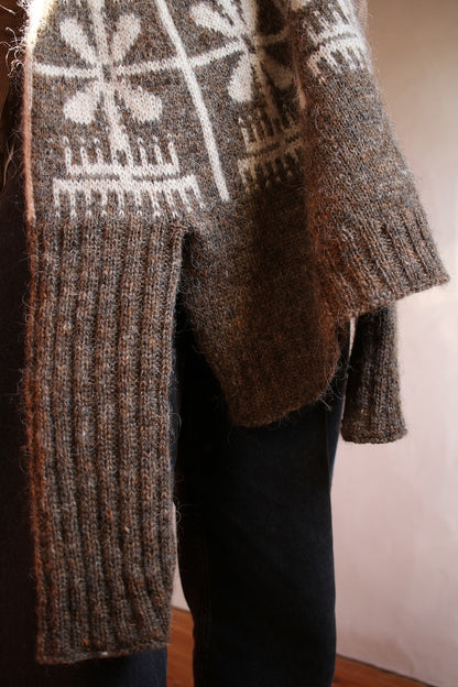 Yardana Pullover | blomster-norweger med Plötulopi fra Lopi Island