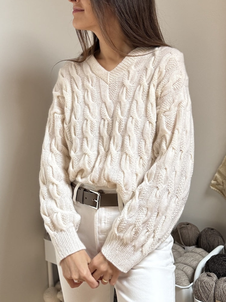 The Knitonomy Pearl | extra soft made from Classic Cashmere by Cardiff