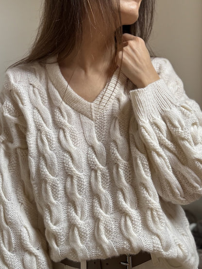 The Knitonomy Pearl | extra soft made from Classic Cashmere by Cardiff