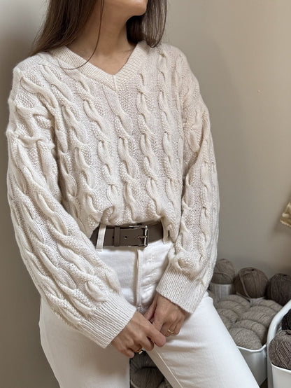 The Knitonomy Pearl | extra soft made from Classic Cashmere by Cardiff