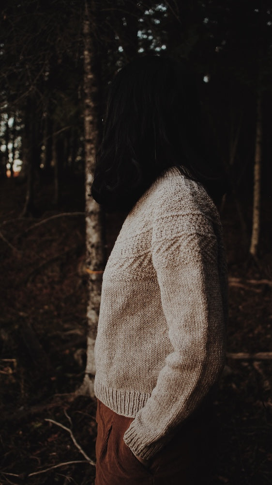 The Petite Knitter Geologica Sweater mit Peer Gynt von Sandnes Garn 7
