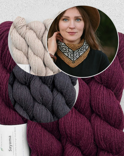 Tiny Trail Scarf - Pascuali | delicate scarf made from Sayama by Pascuali