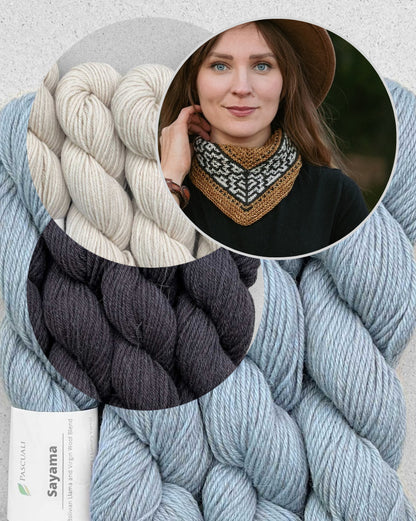 Tiny Trail Scarf - Pascuali | delicate scarf made from Sayama by Pascuali