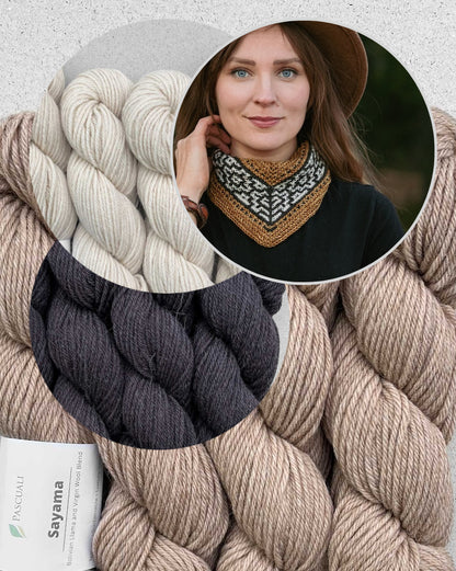 Tiny Trail Scarf - Pascuali | delicate scarf made from Sayama by Pascuali