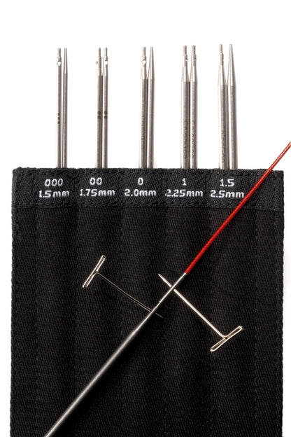 Set d'aiguilles Mini Twist Dentelle Rouge - 10cm 
