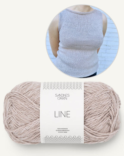 Tipp Top | lightweight top not just for beginners made from Line by Sandnes Garn