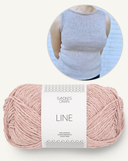 Tipp Top | lightweight top not just for beginners made from Line by Sandnes Garn