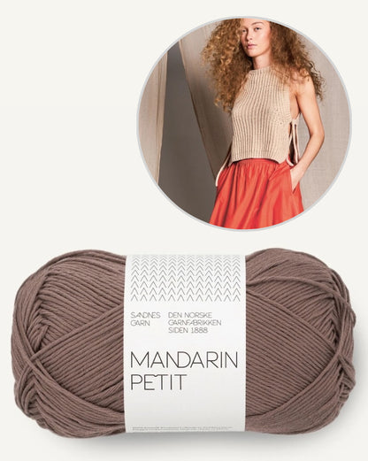 Top Summer Vest | Delicate and casual with Mandarin Petit by Sandnes Garn