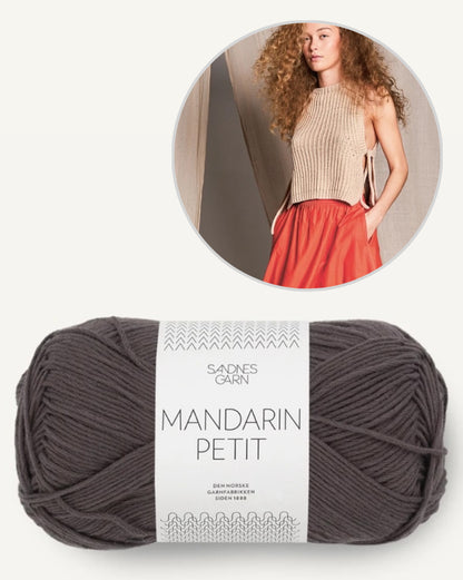 Top Summer Vest | Delicate and casual with Mandarin Petit by Sandnes Garn