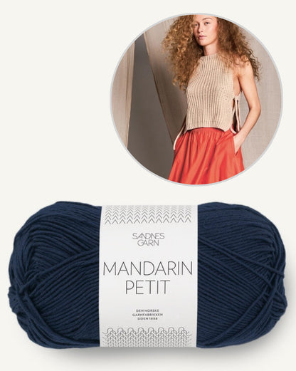 Top Summer Vest | Delicate and casual with Mandarin Petit by Sandnes Garn