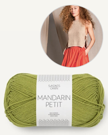 Top Summer Vest | Delicate and casual with Mandarin Petit by Sandnes Garn
