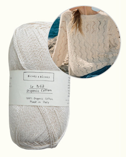 Toscana Jumper | fantastic summer sweater made from Le Petit Organic Cotton by Biches & Bûches