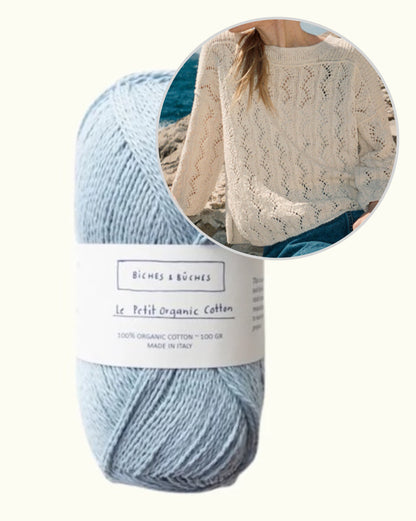 Toscana Jumper | fantastic summer sweater made from Le Petit Organic Cotton by Biches & Bûches