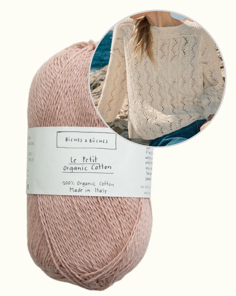 Toscana Jumper | fantastic summer sweater made from Le Petit Organic Cotton by Biches & Bûches