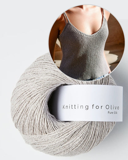 Trille Top | enkel top i Pure Silk fra Knitting for Olive