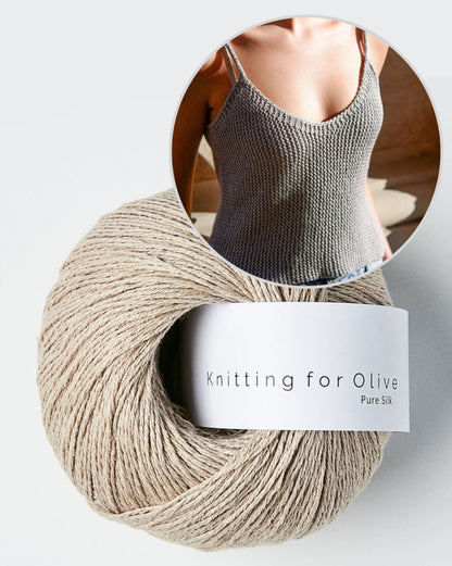 Trille Top | enkel top i Pure Silk fra Knitting for Olive