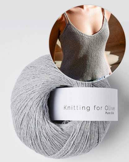 Trille Top | enkel top i Pure Silk fra Knitting for Olive