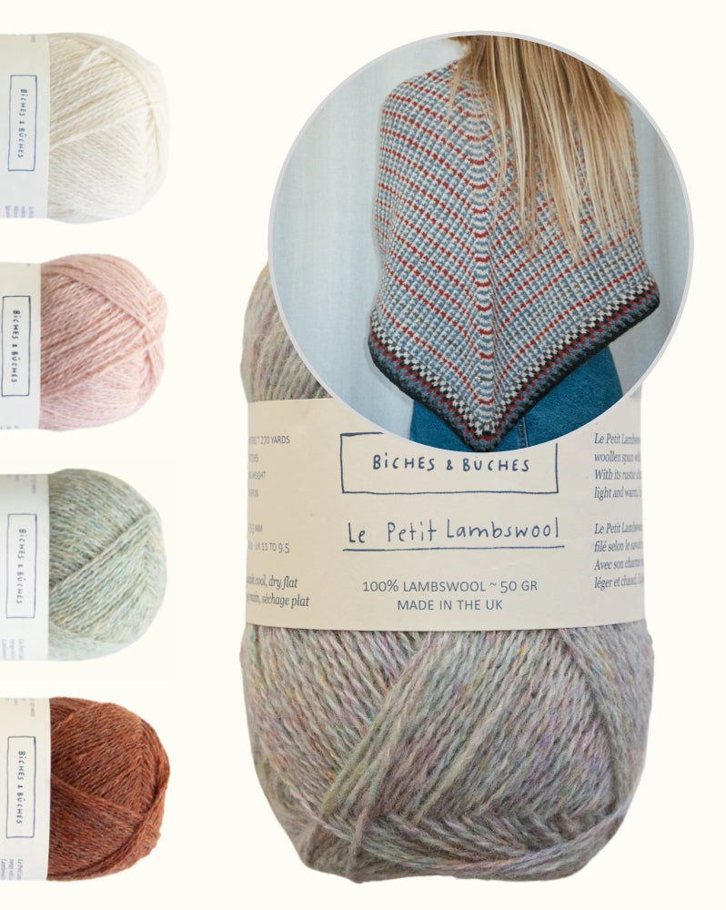 Prov nr 41 | fint färgprov i Le Petit Lambswool från Biches & Bûches