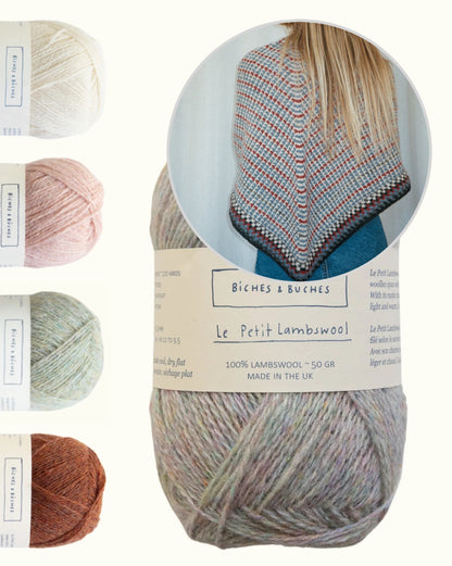 Prov nr 41 | fint färgprov i Le Petit Lambswool från Biches & Bûches