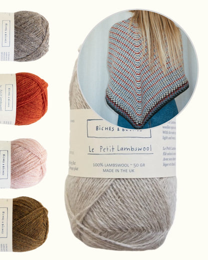 Prov nr 41 | fint färgprov i Le Petit Lambswool från Biches & Bûches