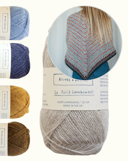 Prov nr 41 | fint färgprov i Le Petit Lambswool från Biches & Bûches