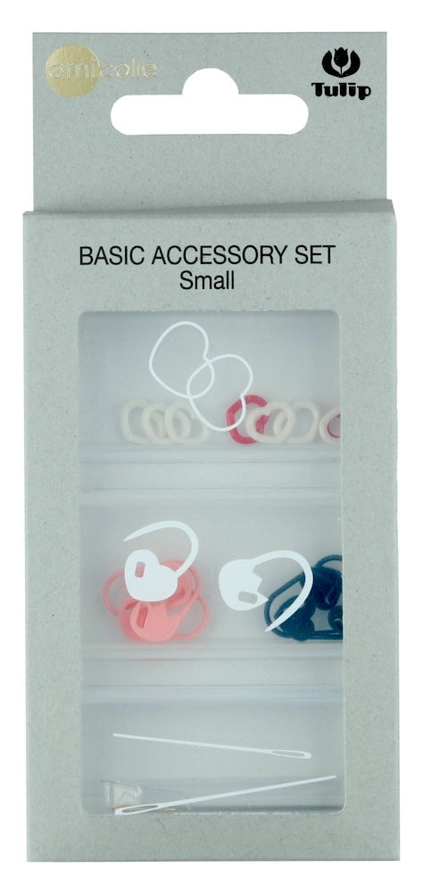 Basic Strickaccessoire Set | Maschenmarkierer und Vernähnadel