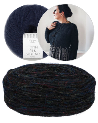 Tulip Cardigan | delicate pattern edge from Plötulopi and Tynn Silk Mohair
