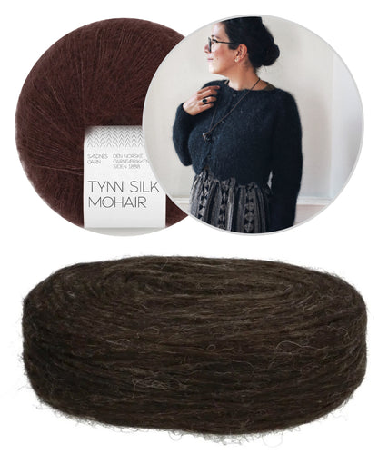 Tulip Cardigan | delicate pattern edge from Plötulopi and Tynn Silk Mohair