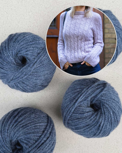 Twisted Air Sweater | fin motif torsadé en pur cachemire Delizia de Pascuali