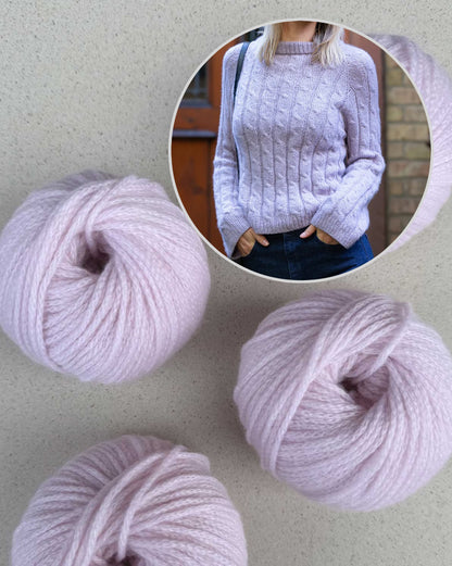 Twisted Air Sweater | fin motif torsadé en pur cachemire Delizia de Pascuali