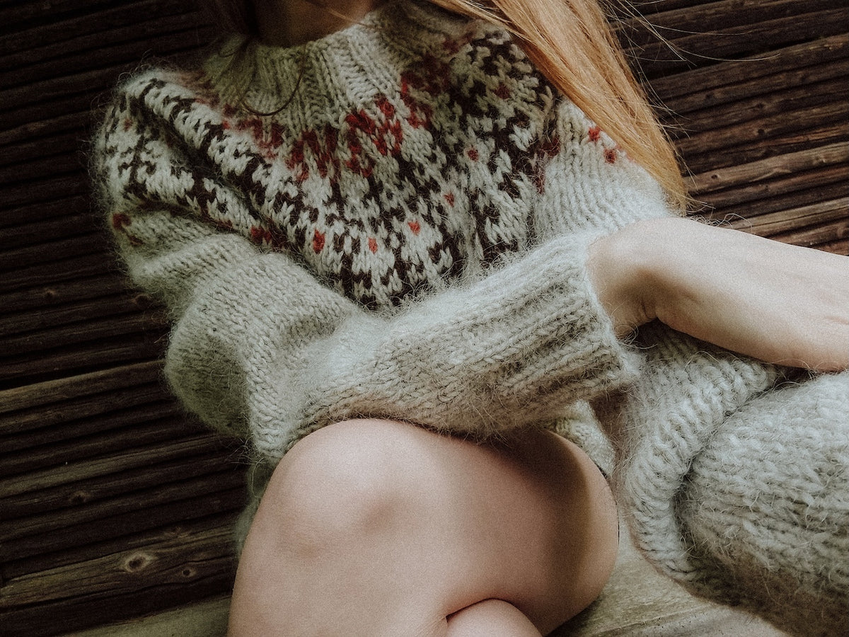 Fir and Fern Sweater | fantastischer Norweger aus Alafosslopi von Lopi Island