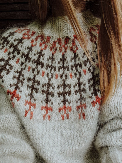 Fir and Fern Sweater | fantastischer Norweger aus Alafosslopi von Lopi Island