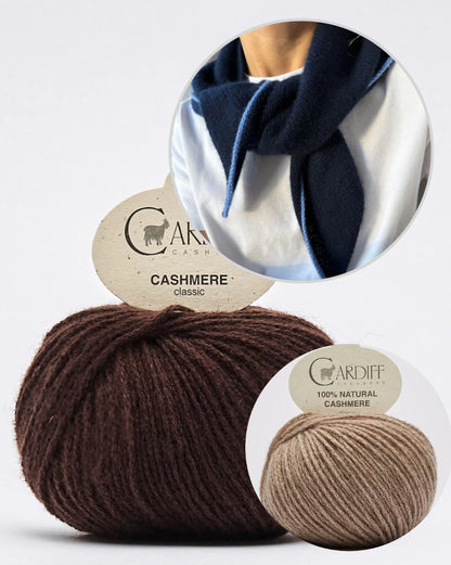 Uma Scarf | delicate, simple cashmere cloth from Classic Cashmere by Cardiff