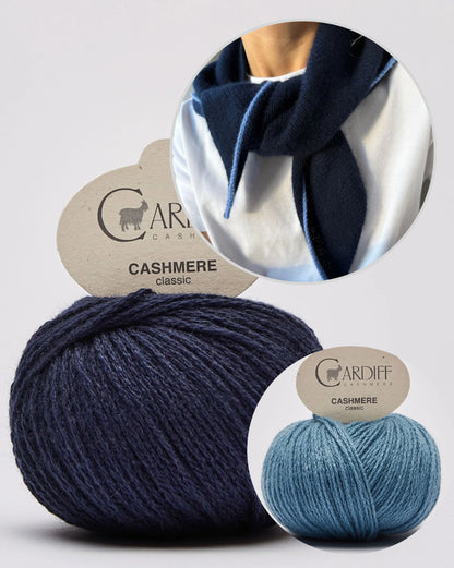 Uma Scarf | delicate, simple cashmere cloth from Classic Cashmere by Cardiff