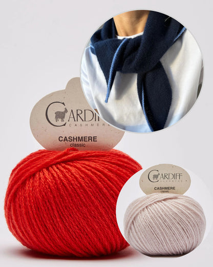 Uma Scarf | delicate, simple cashmere cloth from Classic Cashmere by Cardiff