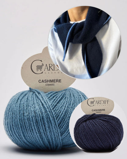 Uma Scarf | delicate, simple cashmere cloth from Classic Cashmere by Cardiff