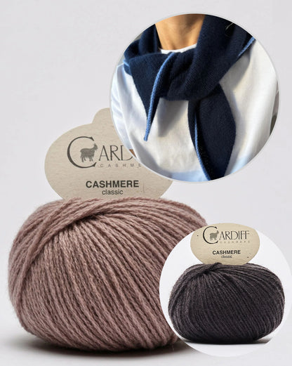 Uma Scarf | delicate, simple cashmere cloth from Classic Cashmere by Cardiff