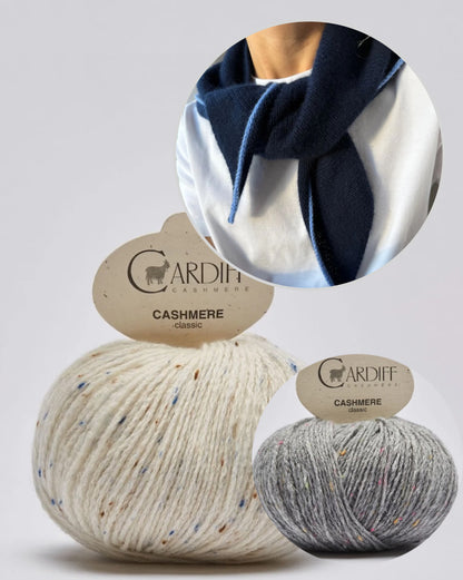 Uma Scarf | delicate, simple cashmere cloth from Classic Cashmere by Cardiff
