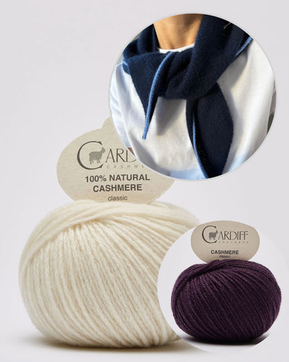 Uma Scarf | delicate, simple cashmere cloth from Classic Cashmere by Cardiff