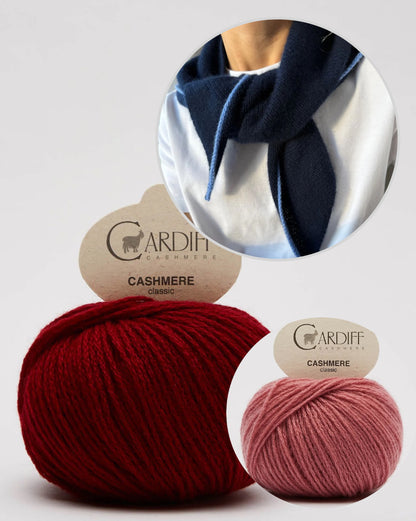 Uma Scarf | delicate, simple cashmere cloth from Classic Cashmere by Cardiff