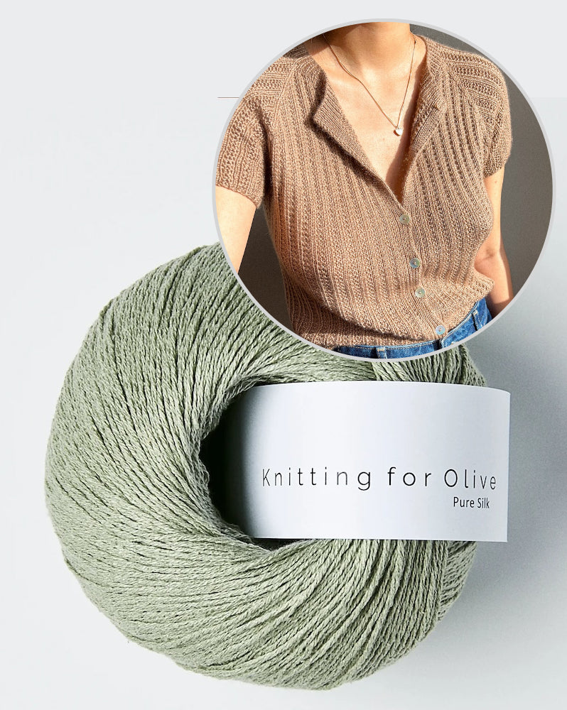 Cookie the Knitter Umbria Summer Top mit Pure Silk von Knitting for Olive 18