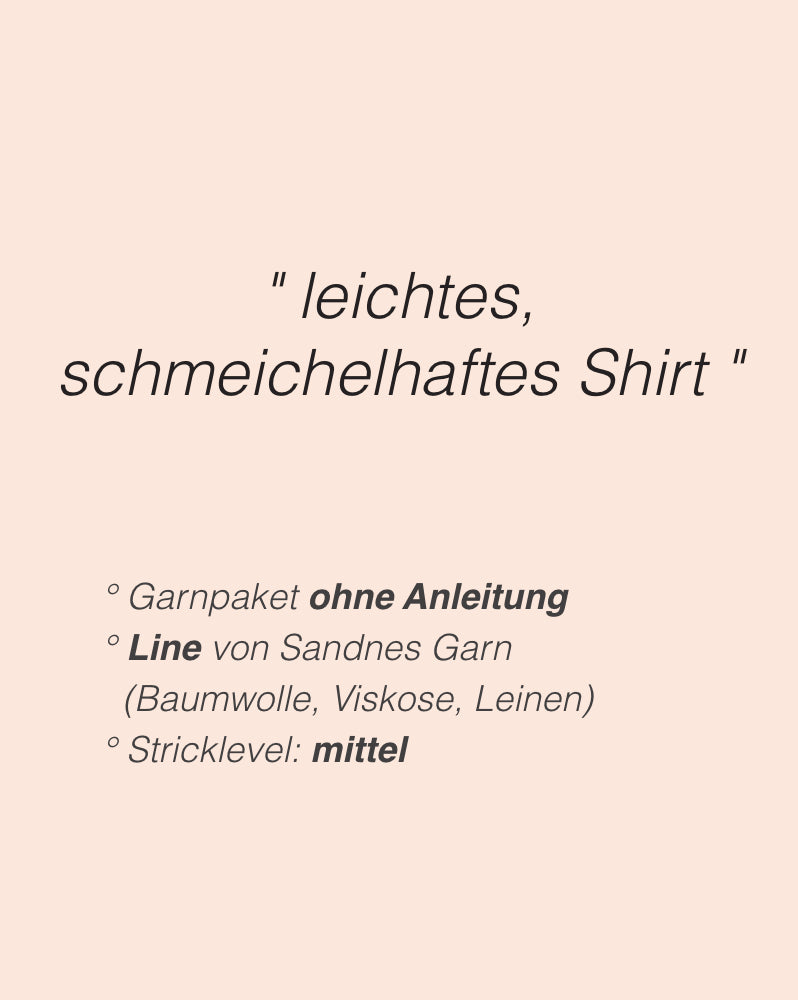 rosa p. Uukii Shirt mit Line von Sandnes Garn 2