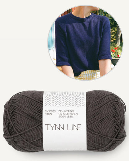 Vanilla Chilla Tee Light | lätt baströja i Tynn Line från Sandnes Garn