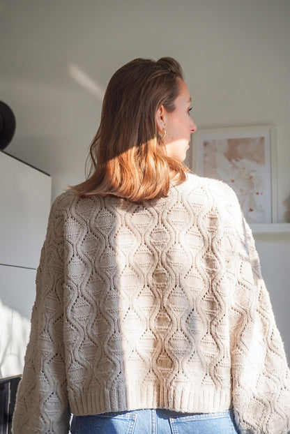 Waves Cardigan | bezaubernde Wellen aus Double Sunday von Sandnes Garn